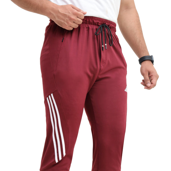 Adidas mahroon imported lycra trouser