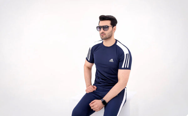 Adidas navy blue summer Twin Set